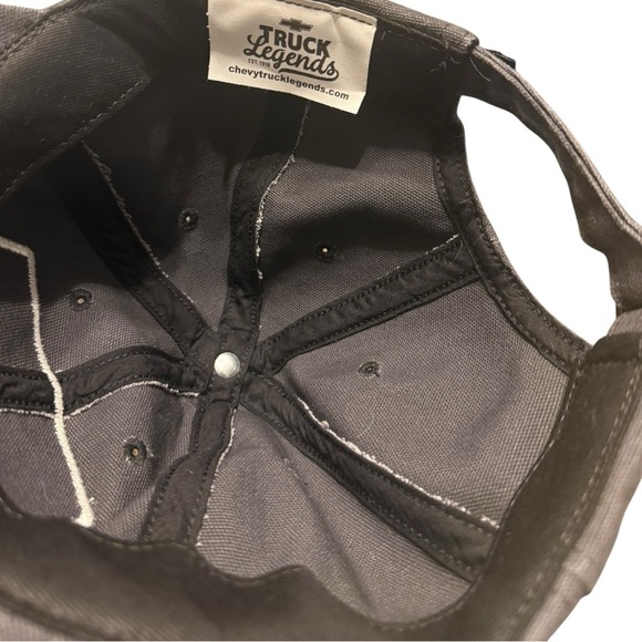 Chevrolet Chevy Truck Legends Hat Gray Adjustable Cap EST 1918 Patch Logo - Picture 3 of 3